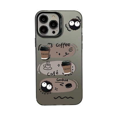 小众煤球咖啡苹果手机壳