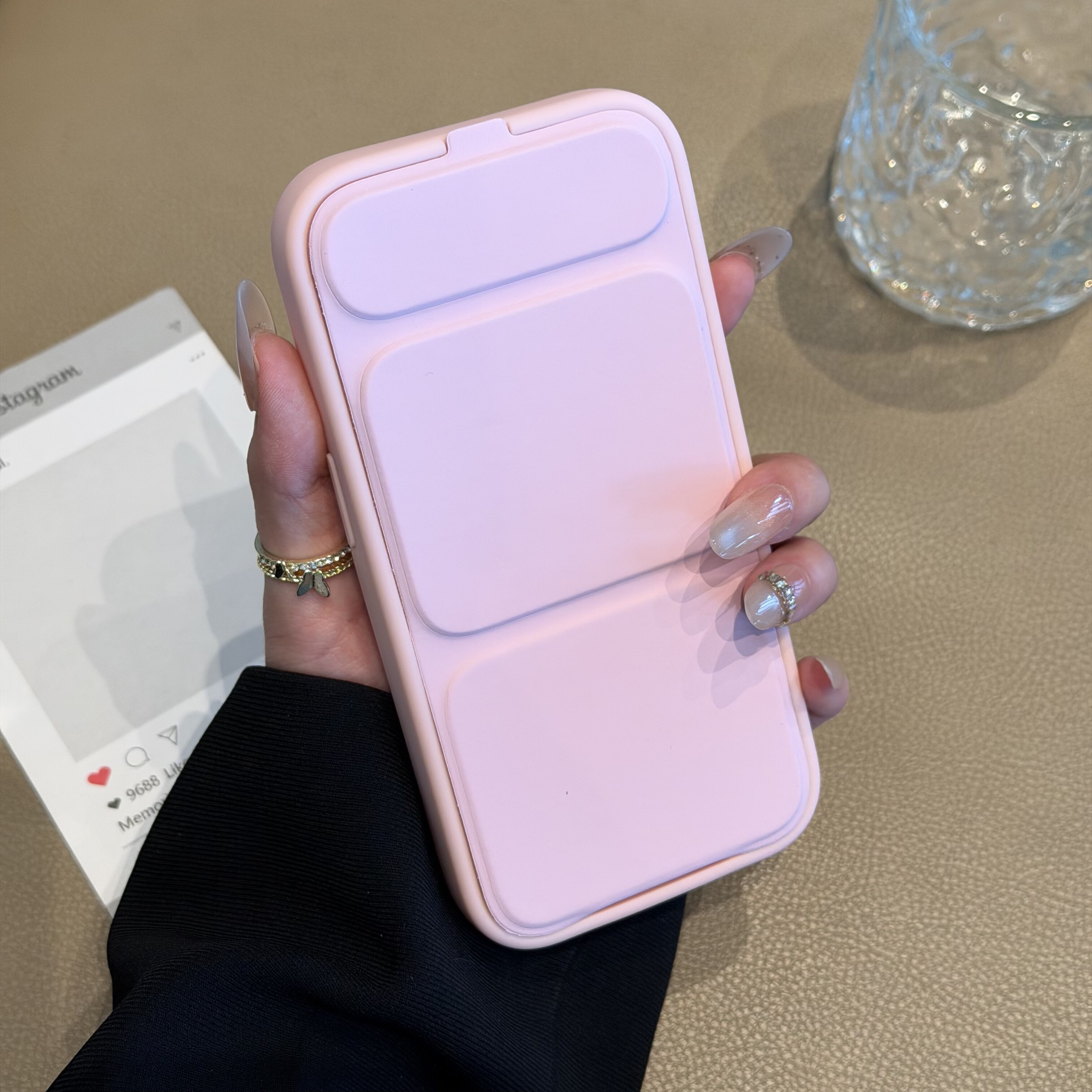 新款粉色磁吸翻盖皮套适用苹果18promax/17pro/16/15/14/13pro手机壳iPhonevivo华为P90小米15oppo个性男女潮