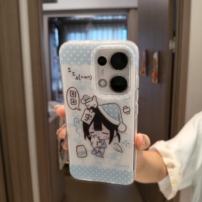 困困女孩适用苹果17proma大孔手机壳iPhone17新款17/16/15/14/13/12pro可爱卡通vivo华为P70oppo小米15个性11