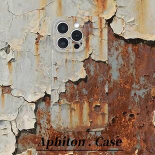 工业风锈迹斑斑适用iPhone16pro苹果17promax菲林手机壳16/15/14plus全包防摔13/17pro华为P70vivo小米oppo套