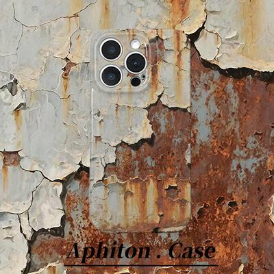 工业风锈迹斑斑适用iPhone16pro苹果17promax菲林手机壳16/15/14plus全包防摔13/17pro华为P70vivo小米oppo套