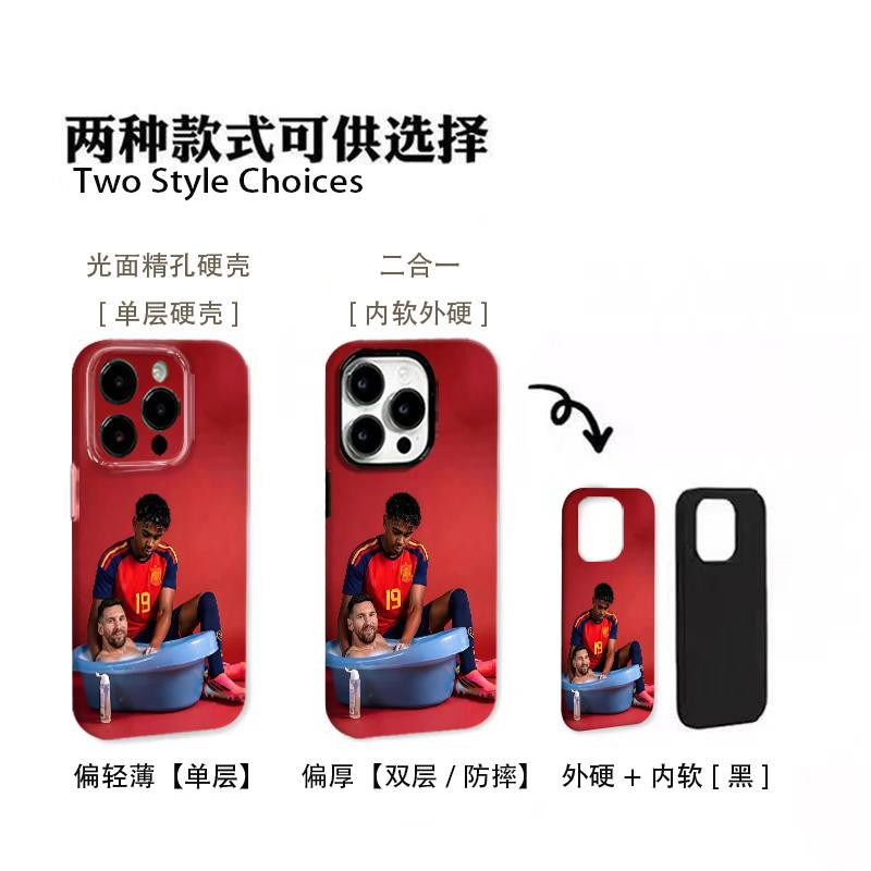 澡盆洗礼适用苹果17/16promax菲林二合一手机壳iPhone15/14/13promax搞怪卡通风vivo华为P70小米17oppo保护套