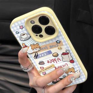 咖啡猫咪适用苹果17/16promax精孔手机壳iPhone16pro新款15/14plus全包防摔13pro全包12pro防摔AIR硅胶软壳11