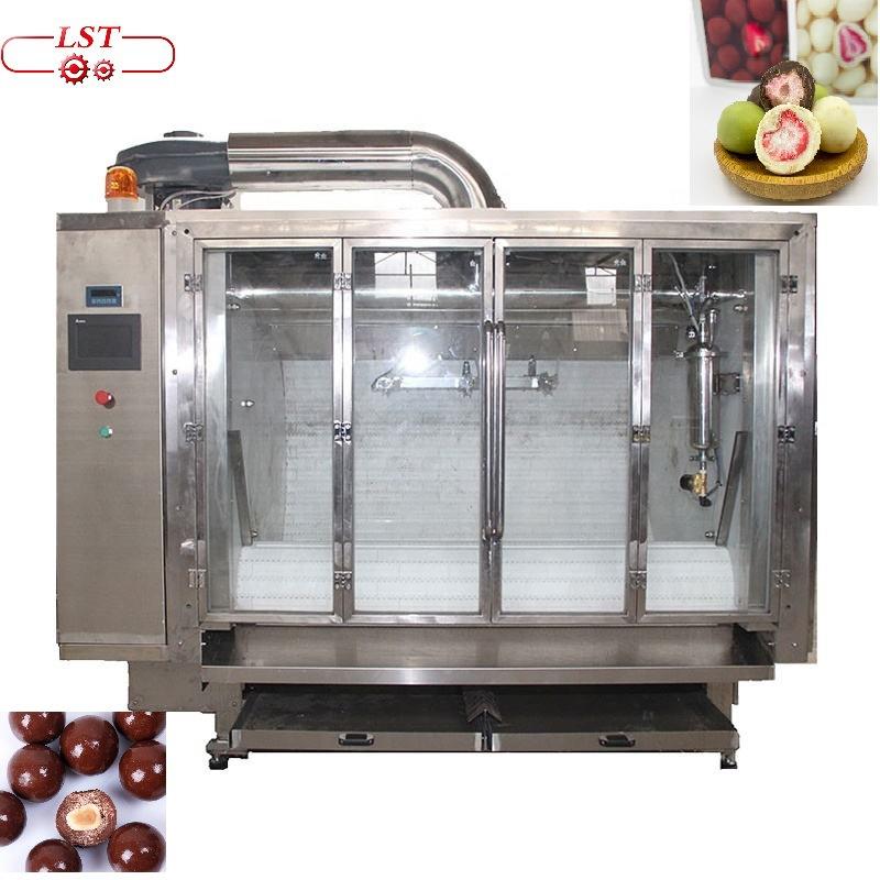 工厂供应食品包衣机全自动带式包衣设备巧克力生产设备
