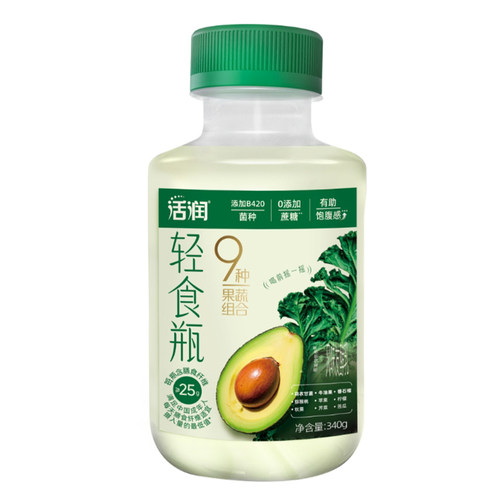 新希望活润轻食瓶酸奶9种果蔬益生菌酸奶450克