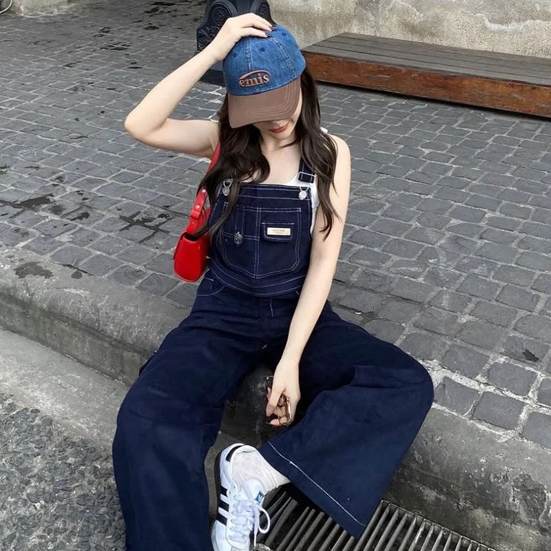 韩国emis牛仔撞色棒球帽女