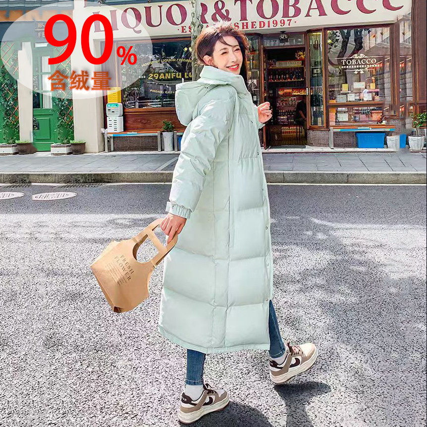 高品质高含绒量长款羽绒服棉服