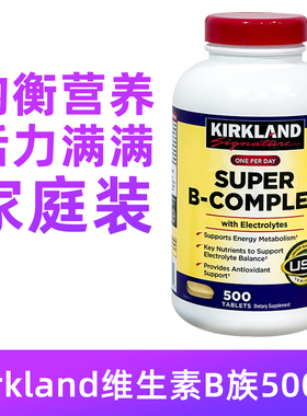现货美国Kirkland柯克兰复合维生素B族500粒日期2027年6-8月 BBC