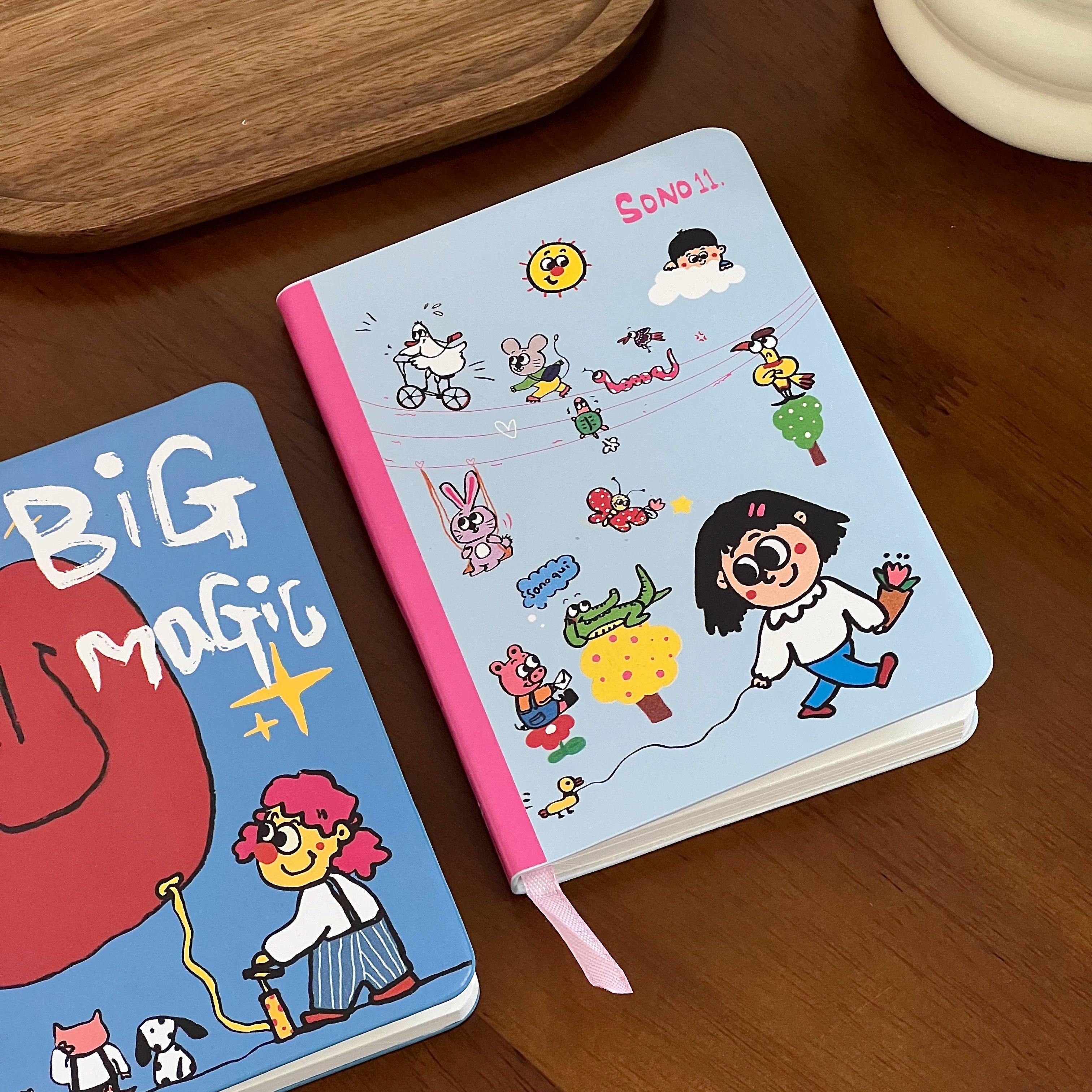创新款撞色童趣口袋笔记本加厚a6空白本高颜值手帐绘画本记事本子,文具电教/文化用品/商务用品,手帐/日程本/计划本,淘宝优惠券,粉丝福利购,淘宝优惠卷