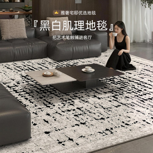 客厅地毯轻奢风新款耐脏免洗地垫