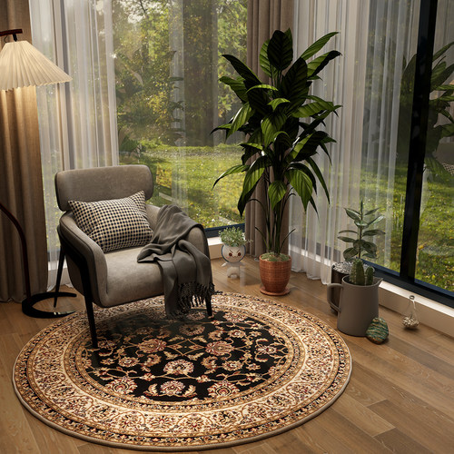 欧莱森家用客厅欧式地毯防滑