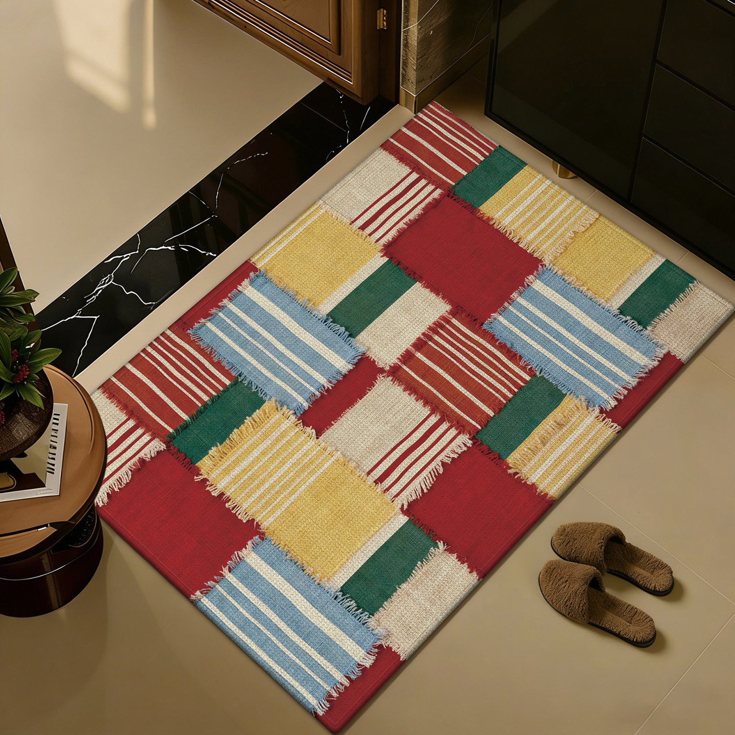 入户门地垫高端家用室外玄关免洗可擦脚垫免打理进门口耐脏防滑垫,居家布艺,入户地垫,淘宝优惠券,粉丝福利购,淘宝优惠卷