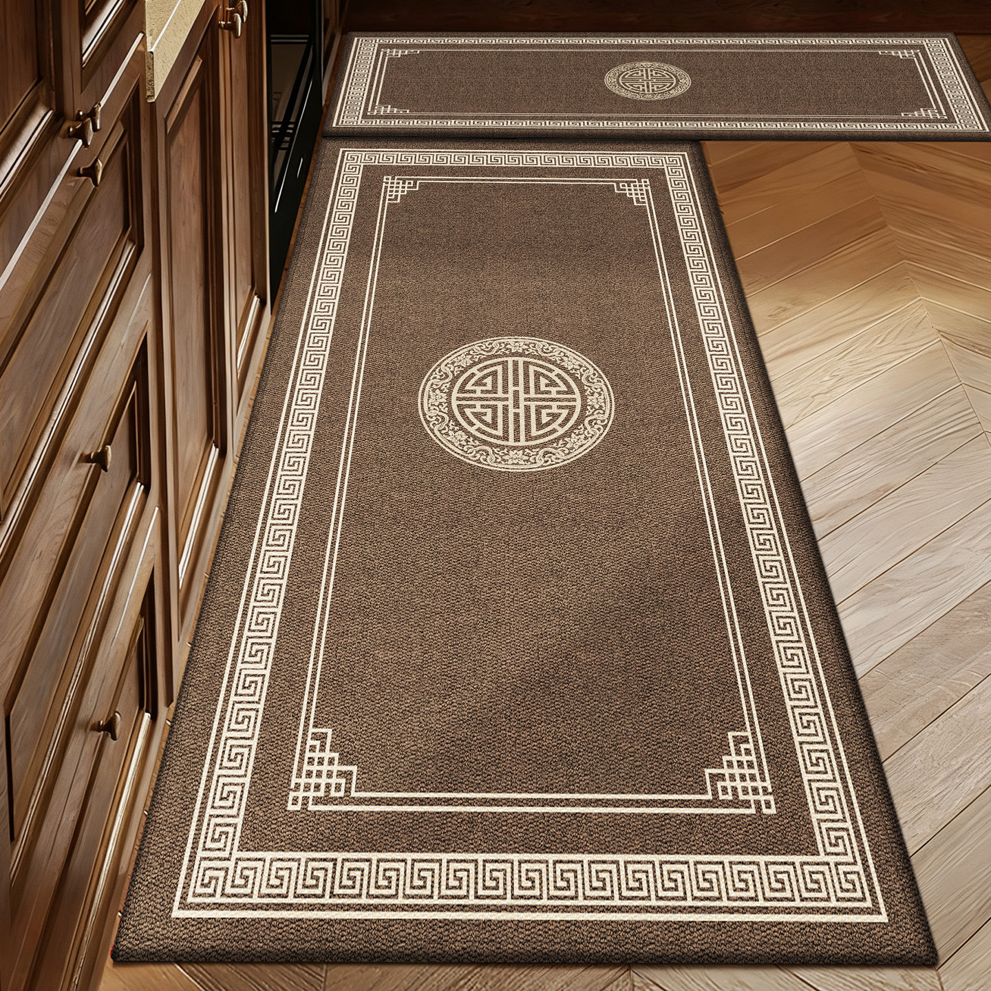 厨房专用地垫中式好打理免洗脚垫