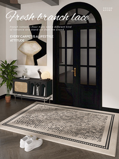 欧式入口地垫2025新款家用地毯覆古风格入口地垫可切割成门垫