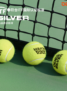 ODEA欧帝尔Silver网球初学者训练球DD2无压散装常压耐打袋装60粒