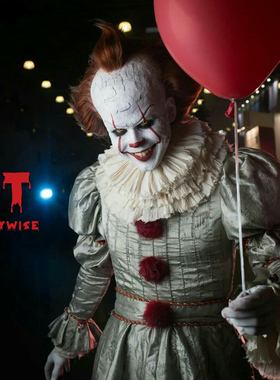 小丑回魂IT潘尼怀斯服Cosplay男装成人儿童码现货/头套鞋子另购