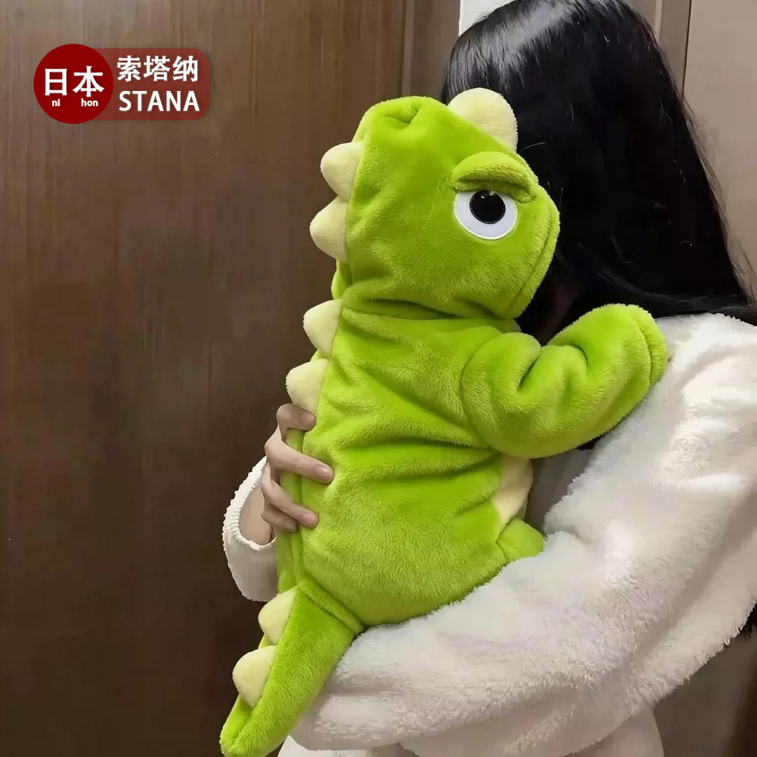 日本猫咪衣服秋冬恐龙变身装