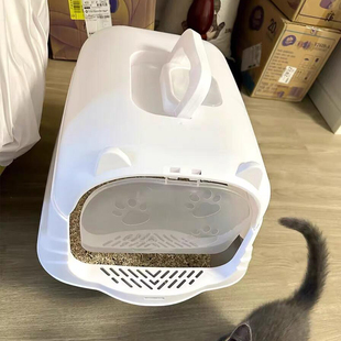 猫砂盆超大号防外溅全封闭式防臭幼猫猫厕所猫屎盆猫砂专用盆宠物