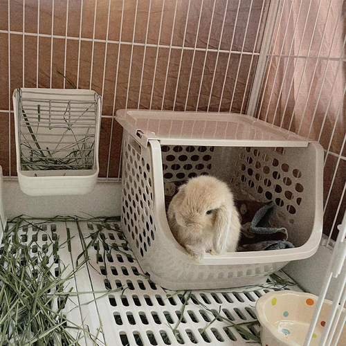 宠物躲避屋垂耳兔专用睡觉小窝
