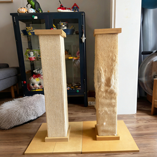 猫抓板耐磨不掉屑立式剑麻柱猫爬架家用不占地猫抓柱宠物磨爪玩具
