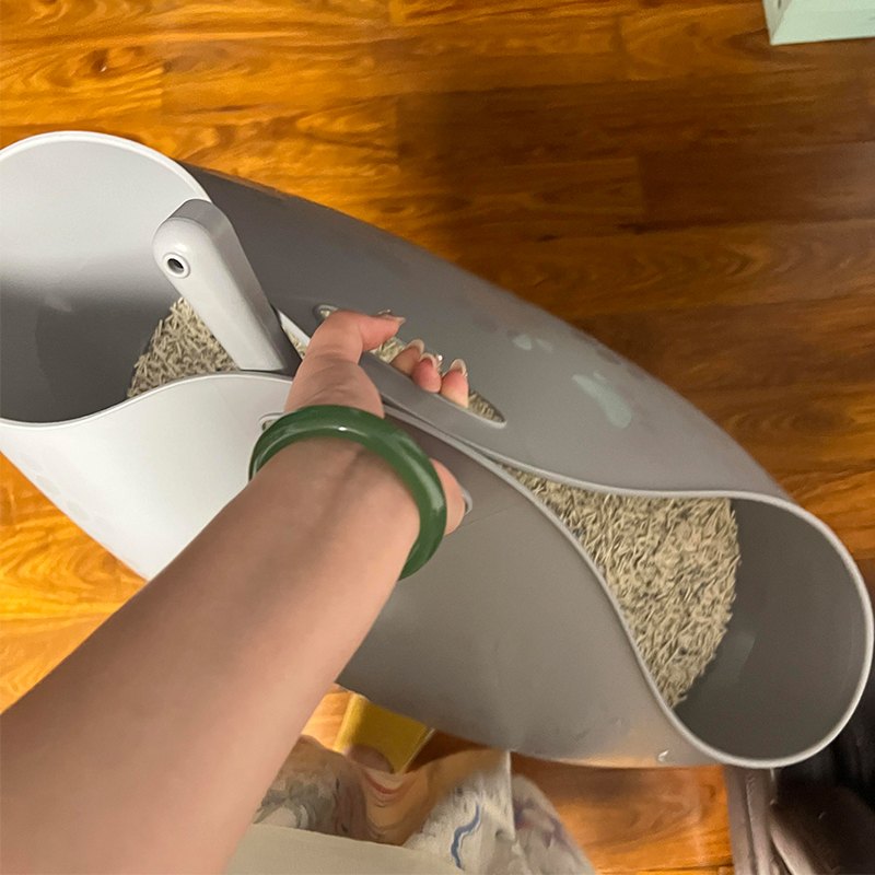 猫砂盆超大号可折叠防外溅猫屎盆