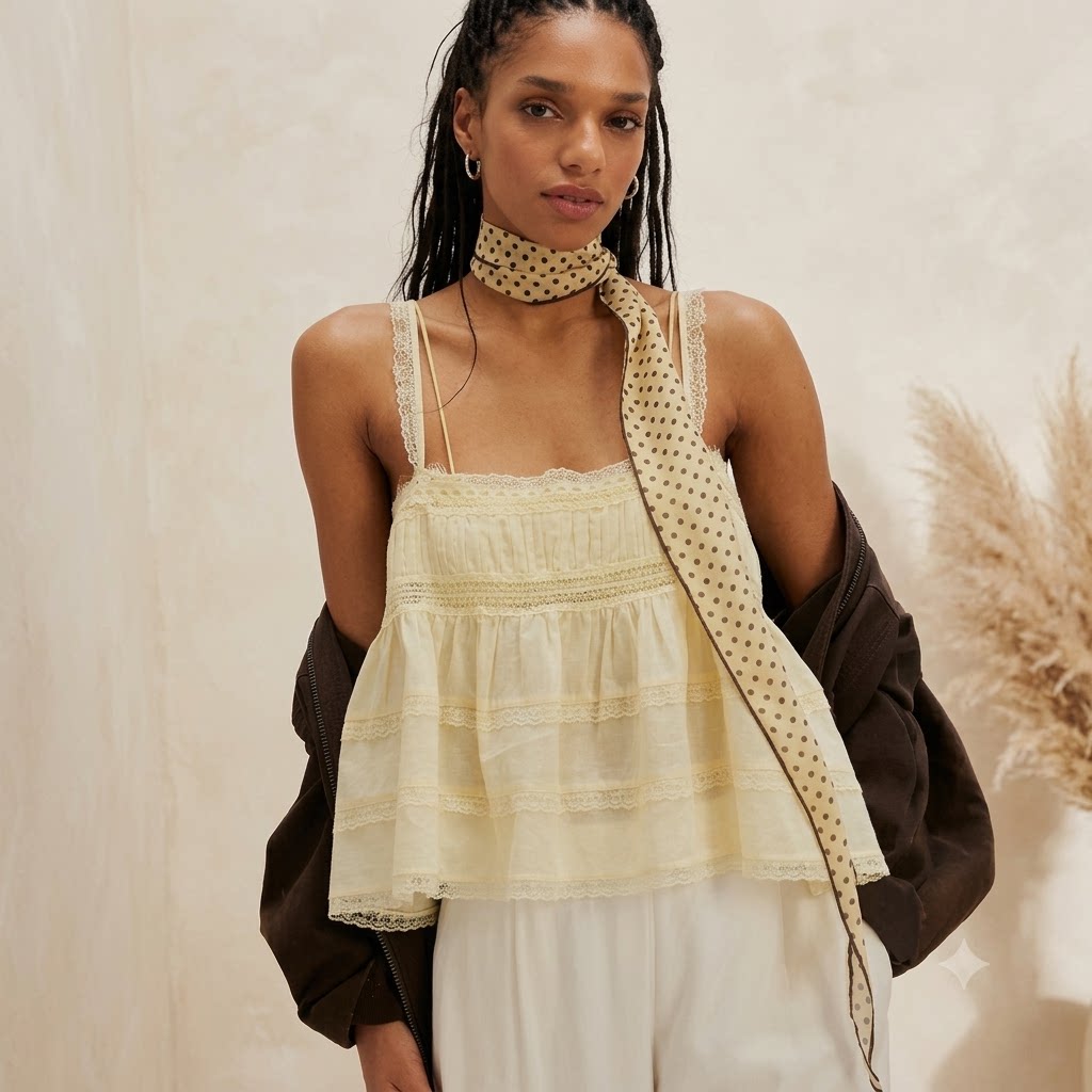 2026新款欧美速卖通吊带拼接花边