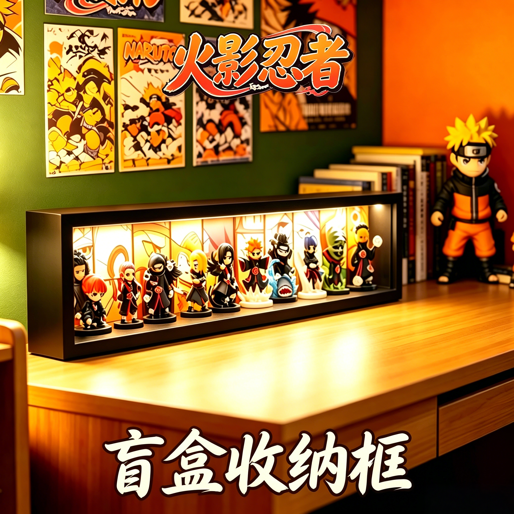 火影忍者疾风传展示盒泡泡玛特