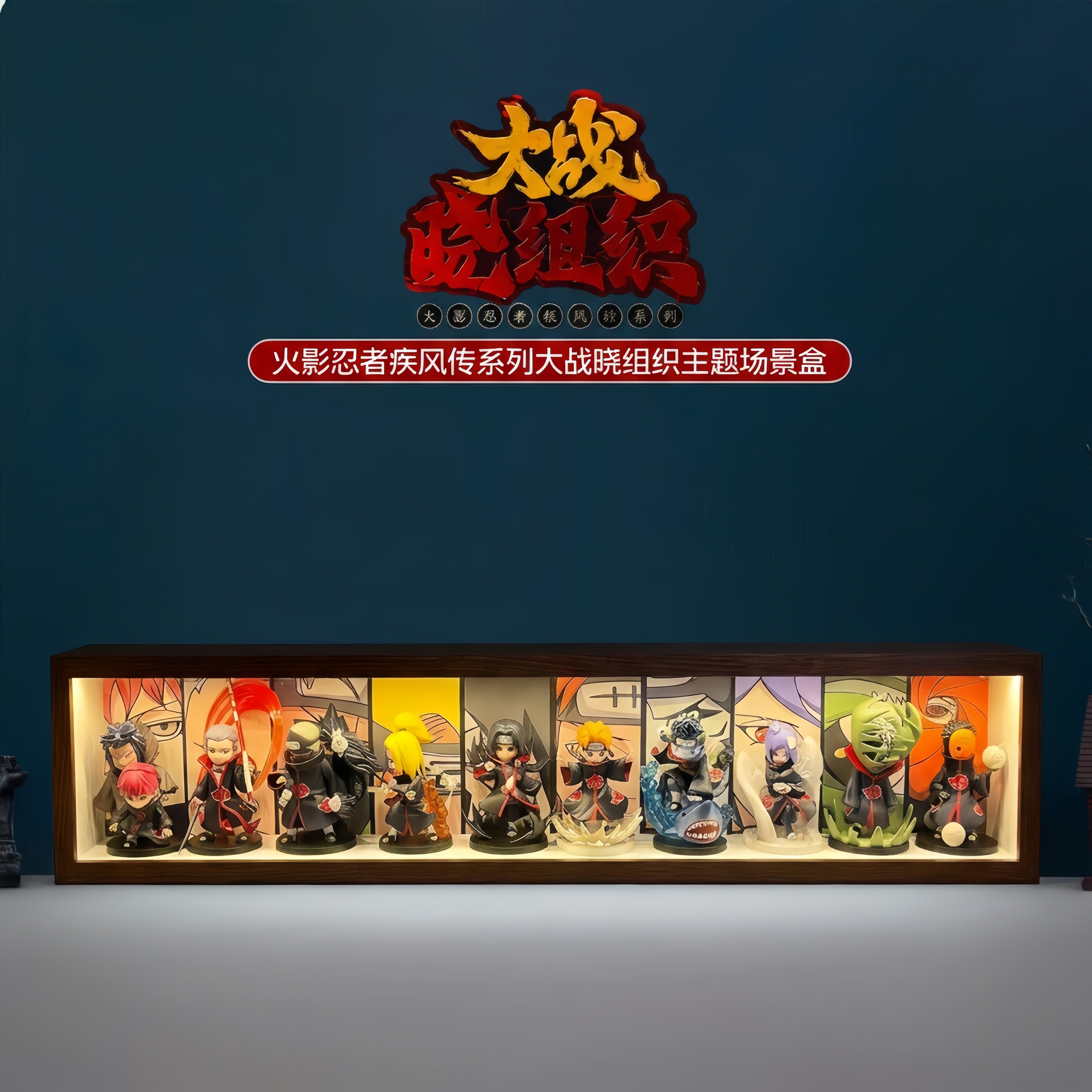 晓组织带灯展示盒泡泡玛特