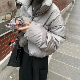 DIGM广州十三行女装2025秋冬国标90白鸭绒面包服羽绒服女30781