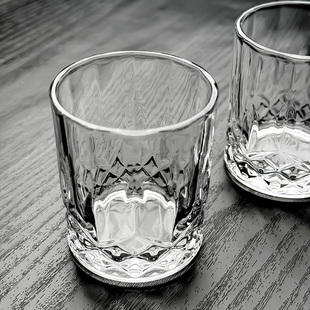 水晶玻璃二两小酒杯100ml毫升小茶杯上档次白酒杯新款 高颜值高档