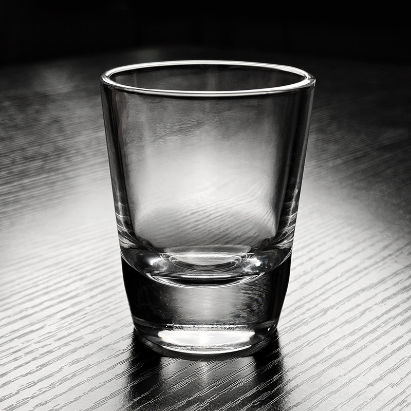 玻璃二两白酒杯小酒杯高端精致轻奢高档高级感家用高颜值个人专用图片