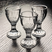 水晶玻璃15ml毫升三钱高脚白酒杯小酒杯3钱酒盅精致轻奢高档高级