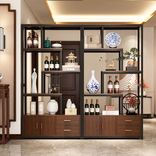 酒柜置物架一体靠墙客厅展示柜2025新款小户型网红小酒架异形柜子