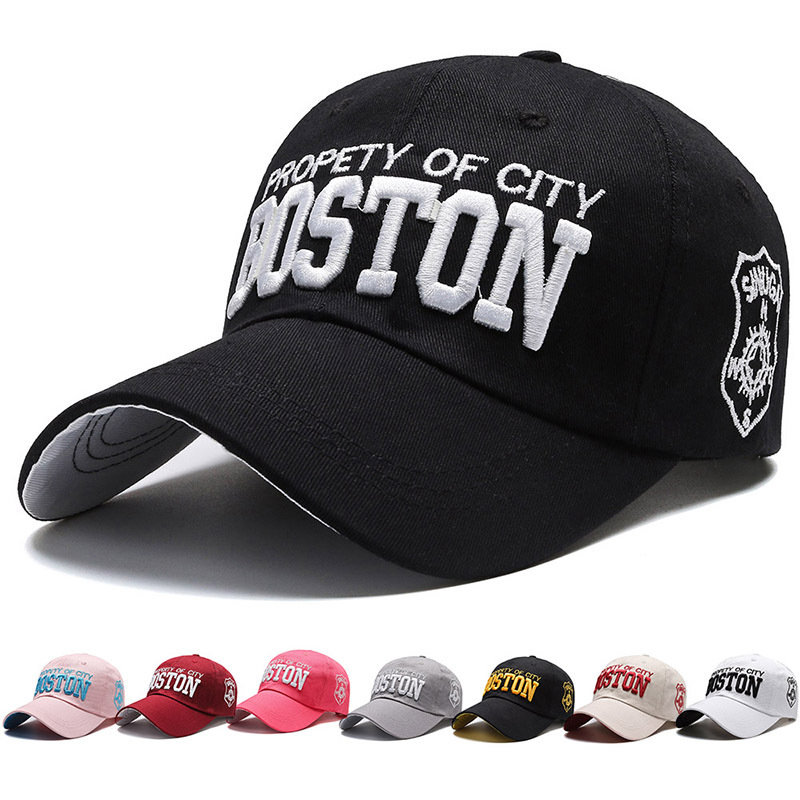 鸭舌帽鸭舌帽女刺绣字母休闲户外