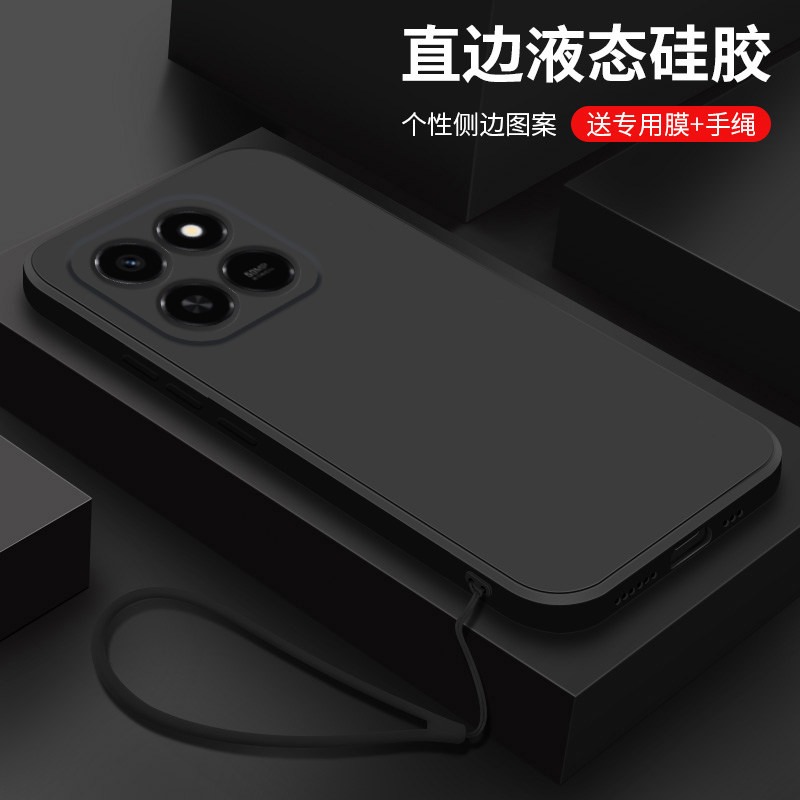 适用荣耀Play10T手机壳新款荣耀play10C液态硅胶软壳华为honor镜头全包防摔保护套潮男女生简约高级外壳纯色