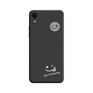 适用苹果xr手机壳新款iPhonexr保护套xs网红情侣简约笑脸液态硅胶女全包防摔男士xsmax软壳iPhone的磨砂潮