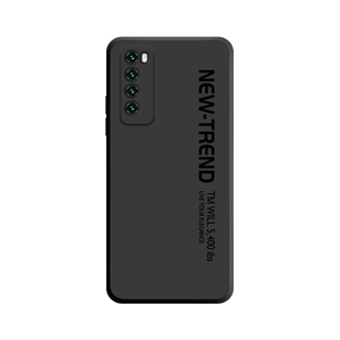 适用华为nova7pro手机壳新款nove7se保护套novo个性简约英文字母液态硅胶女镜头全包防摔男士nowa软壳磨砂潮