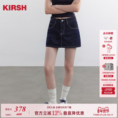 白色牛仔裙裤 女夏2026新款 百搭A字高腰修身 樱桃KIRSH韩系短款 短裤