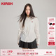 经典 樱桃KIRSH 刺绣白色衬衫 女秋季 显瘦衬衣 韩版 郑合惠子同款