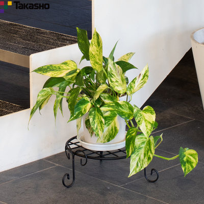 Takasho室内户外日式铁艺花架