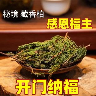 正宗西藏藏香柏枝叶天然藏香去晦气开运家用植物香薰料供火柏香枝