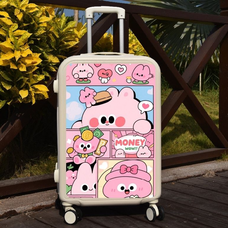 星之卡比小熊行李箱贴纸装饰旅行箱拉杆箱密码箱冰箱墙面高清贴画