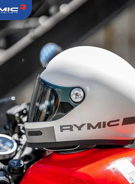 RYMIC睿觅哈雷复古摩托车全盔夏季四季圆盔机车男女通用安全帽V80