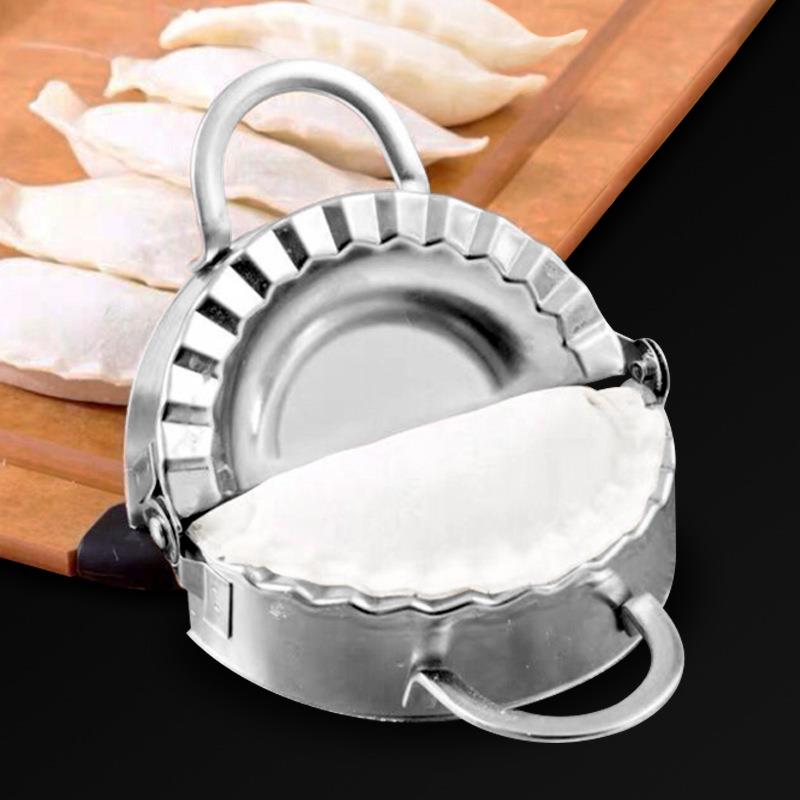 现货包饺子神器工具压饺子皮模具水饺厨用家用手动不锈钢饺子夹具