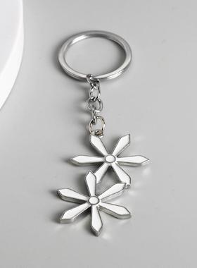 动漫周边BLEACH 死神 井上织姬盾舜六花项链白色小花百搭合金饰品