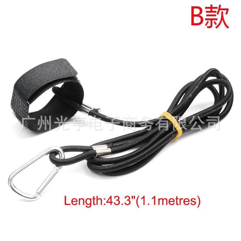 现货户外皮艇船桨弹力绳绑带 弹力绳行李松紧绳 绑带塑胶勾拉绳