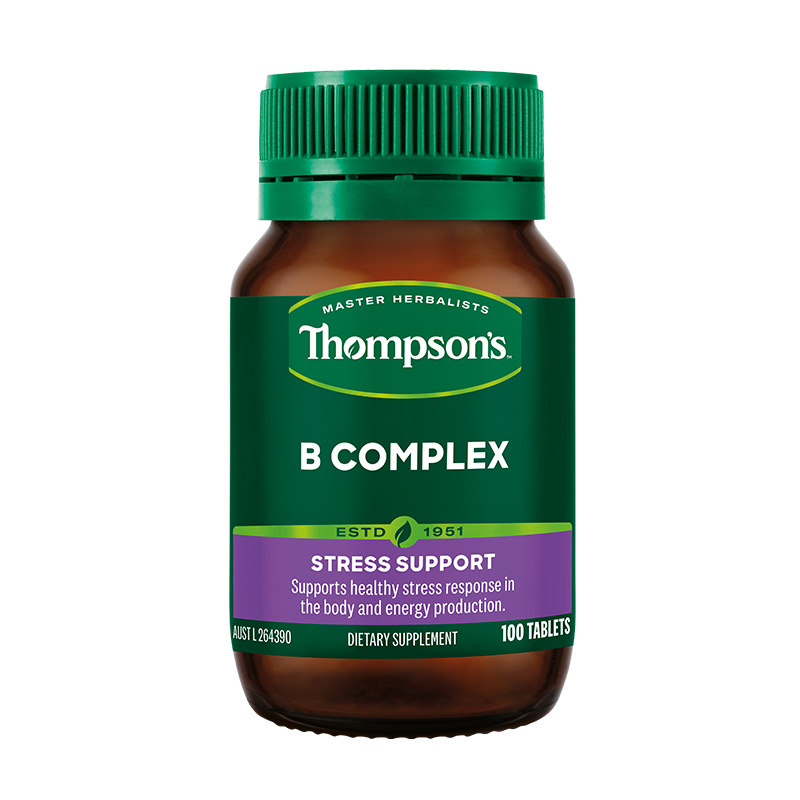 新西兰Thompsons汤普森综合维生素B100粒补充B族营养素提高自免力