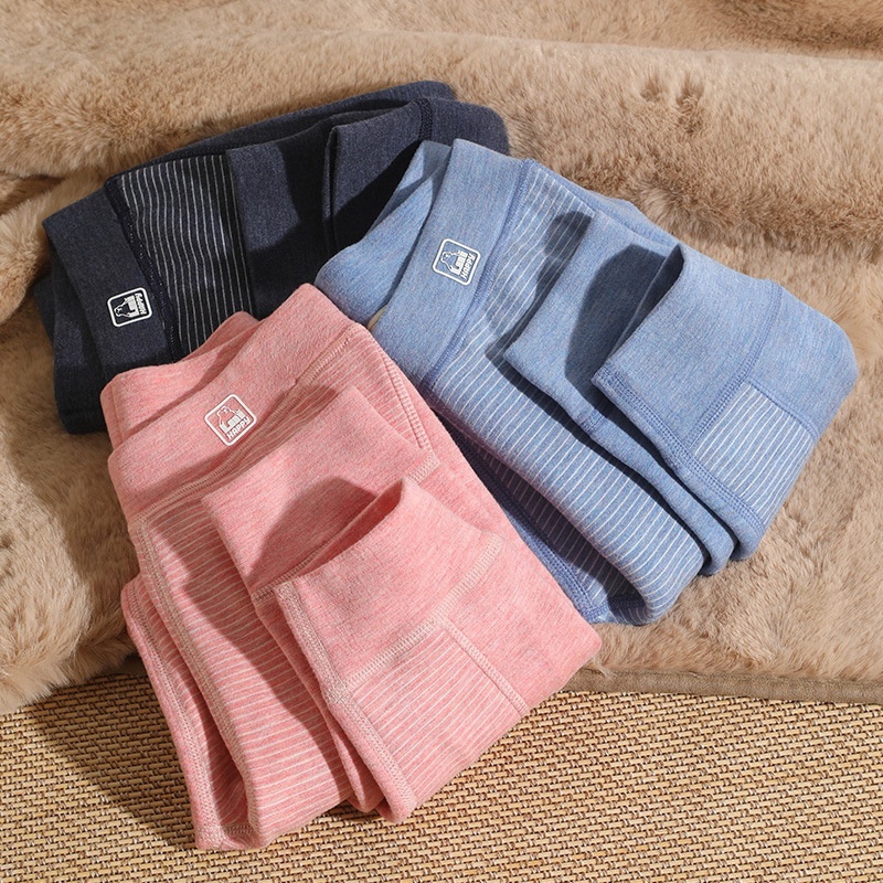 儿童保暖裤德绒冬季双层棉裤加厚男女童无骨速暖校服神器中大童A