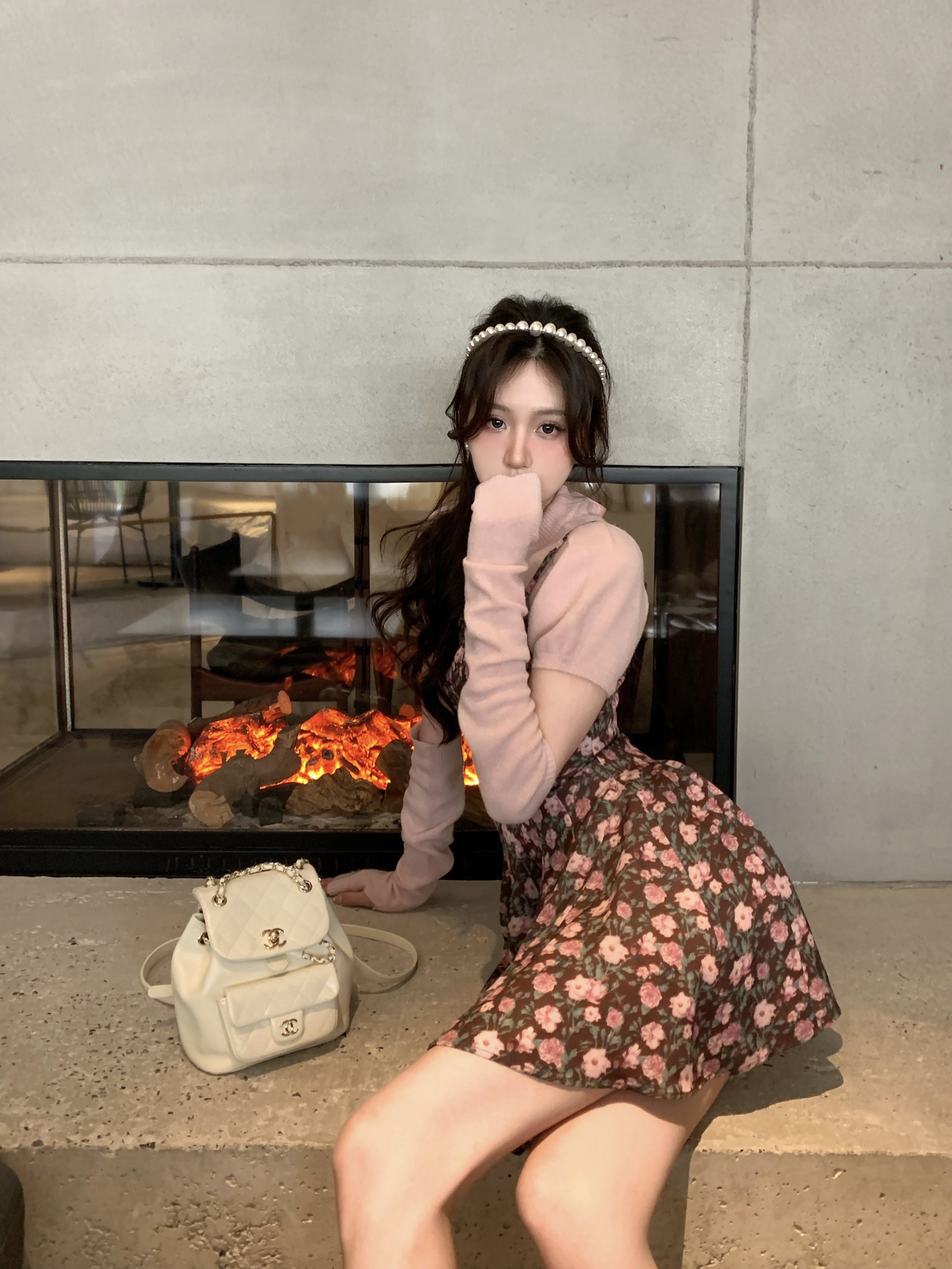 八盖pinky piggy 干枯玫瑰 碎花吊带连衣裙女高级感气质甜辣裙子,女装/女士精品,连衣裙,淘宝优惠券,粉丝福利购,淘宝优惠卷