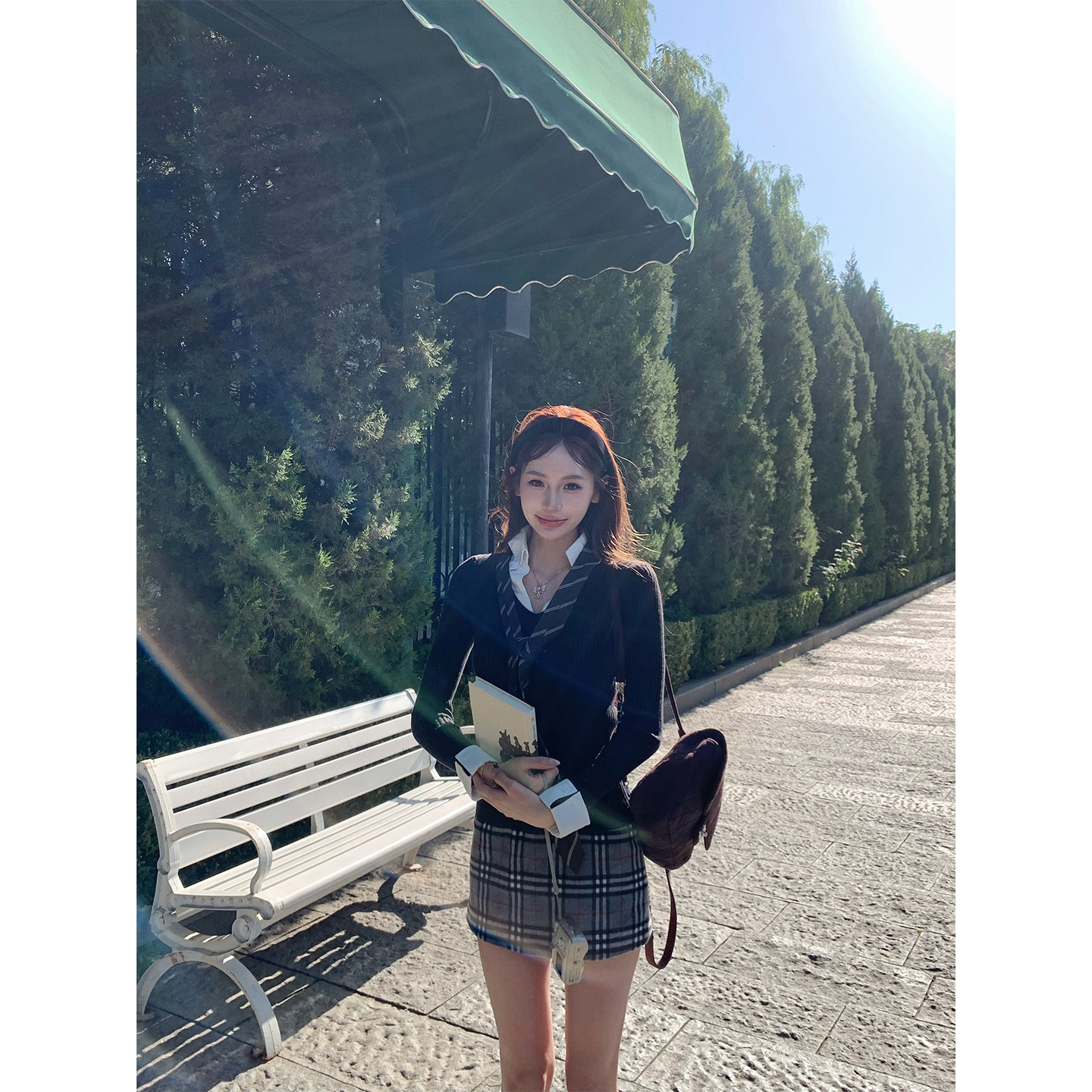 八盖pinkypiggy假两件连衣裙